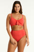 Sea Level Essentials Edit High Waist Gathered Side Pant